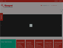 Tablet Screenshot of kaapro.co.in